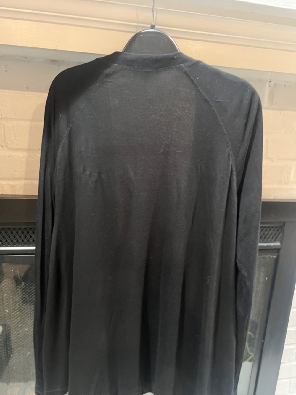 Burberry Black Open-Front Cape with Signature Check Lining - Picture 8 of 9